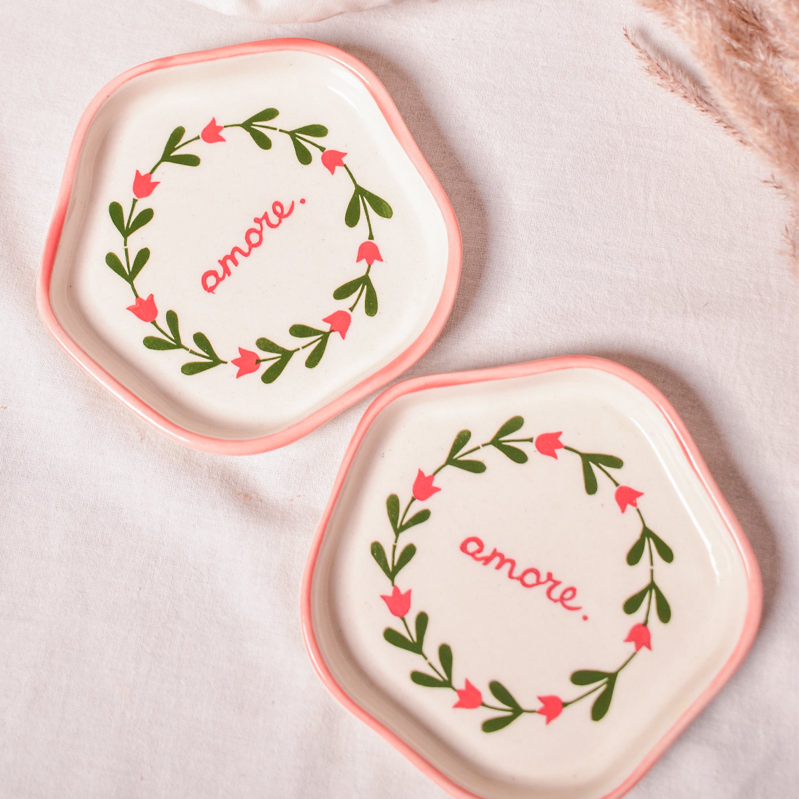 Ceramic Coaster Set - Set of 6