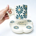 Tea Cup & Small Coaster Set - Goodmorning Blues