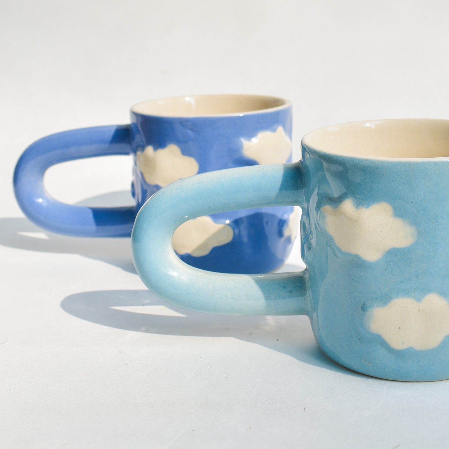 Pinterest Cup - Sky Blue Cloud