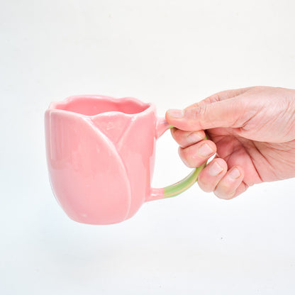 Handmade Ceramic Mug - Tulip