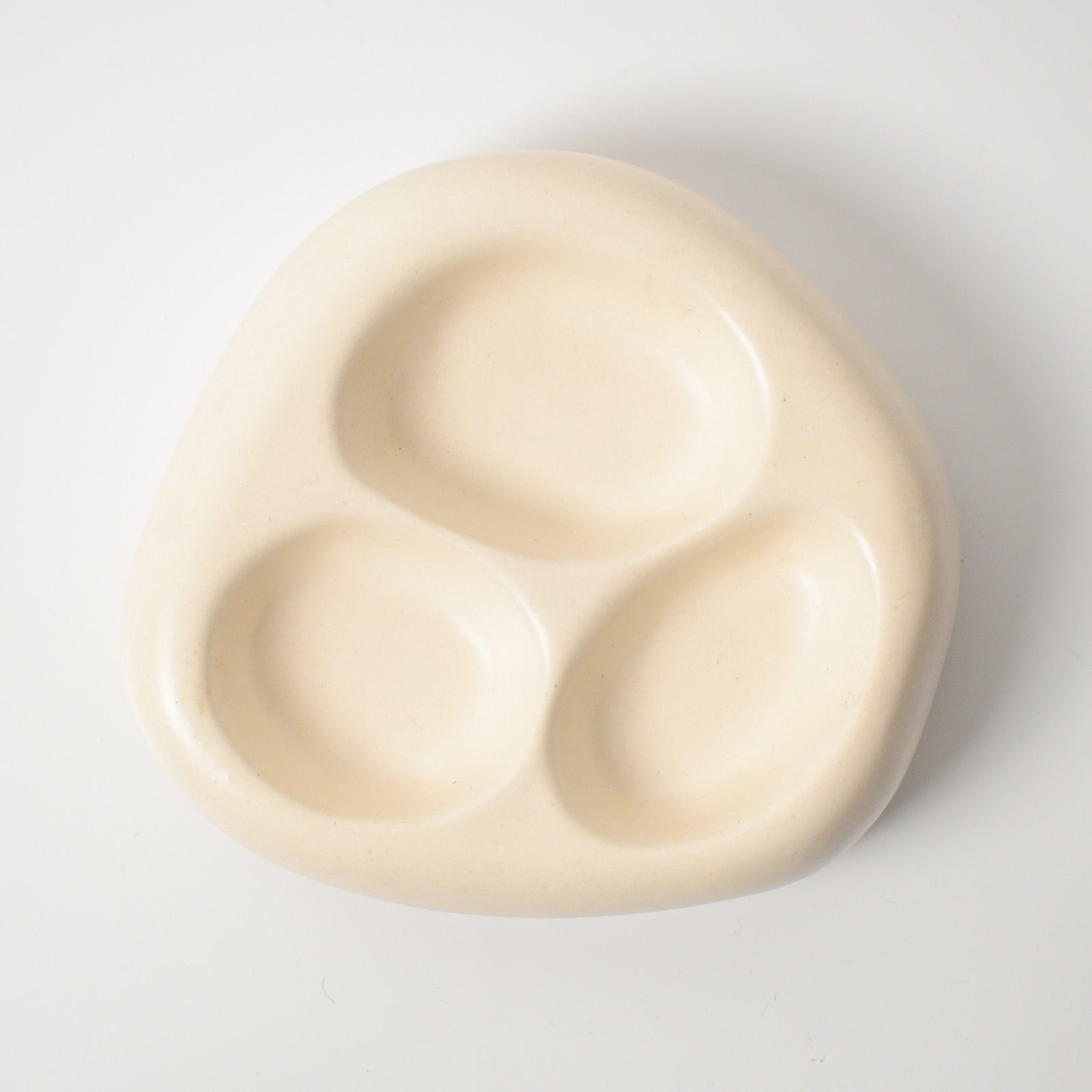 Chunky Trinket Tray - White