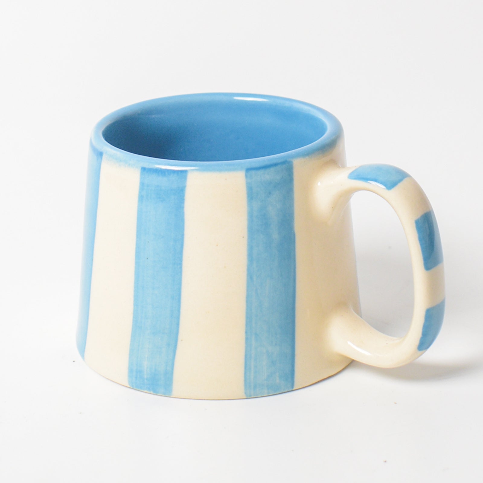Coffee Mug - Light Blue Stripe