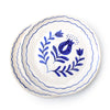 Cute Dessert Plate -  Anar Bloom (Blue)