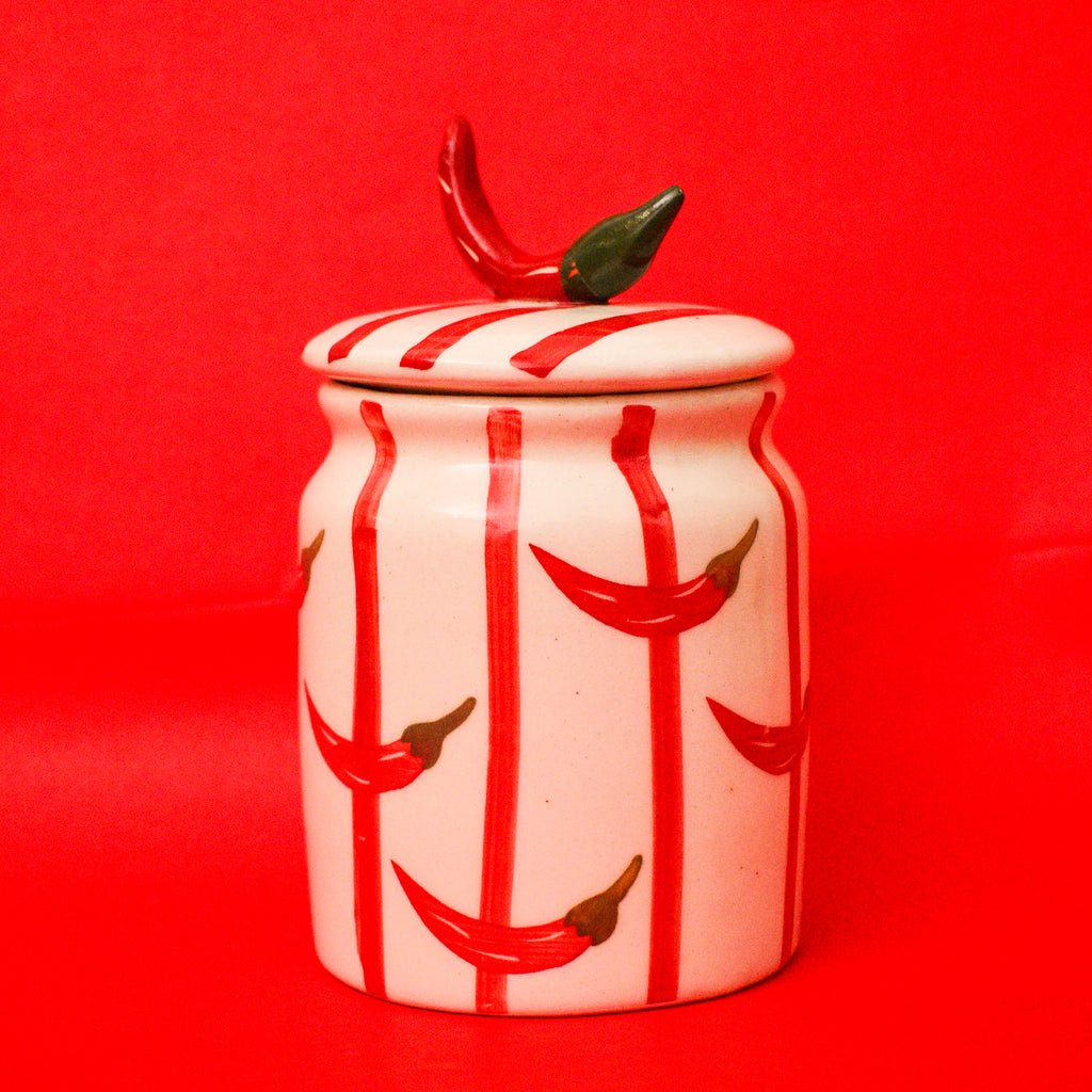 Ceramic Jar - Mirchi