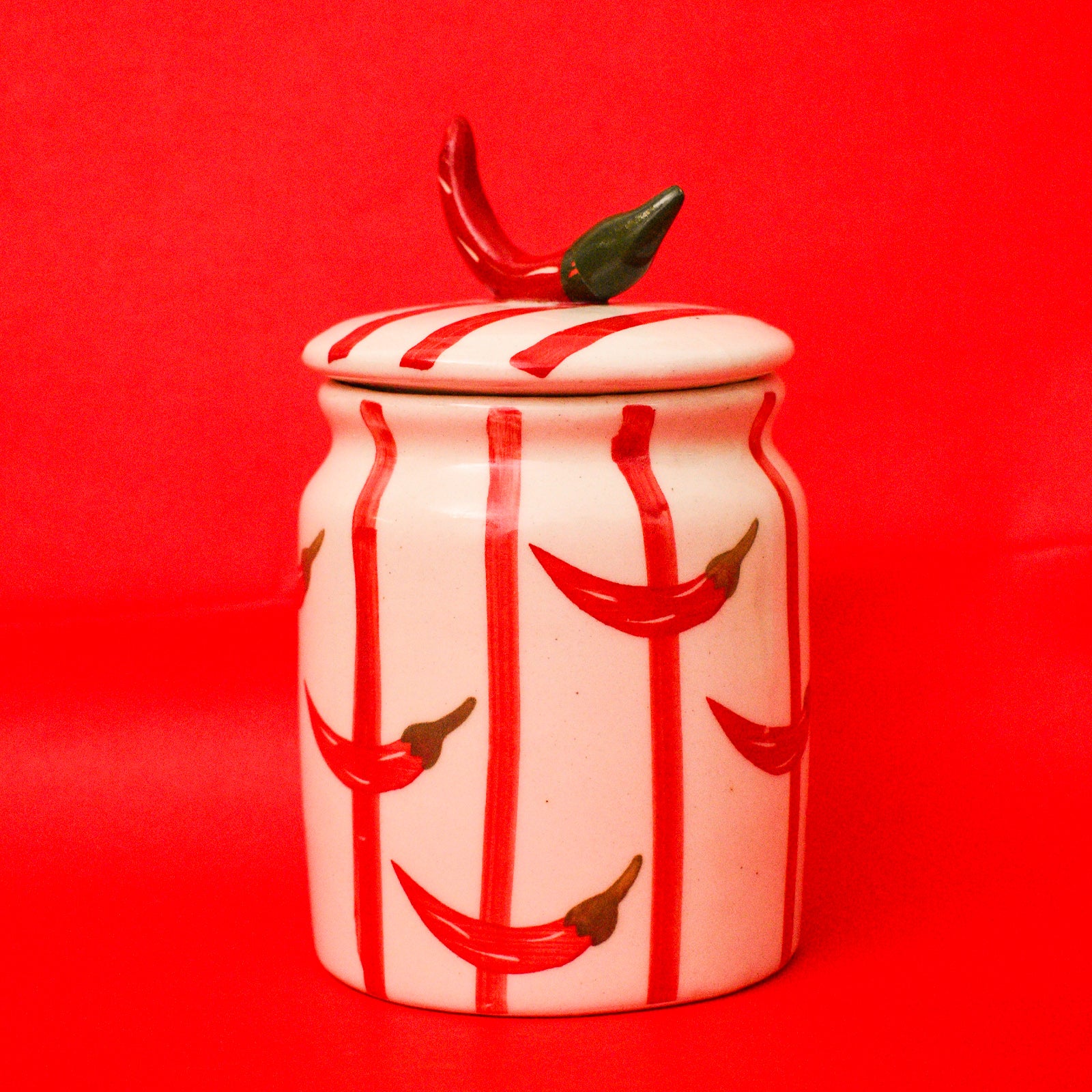 Ceramic Jar - Mirchi