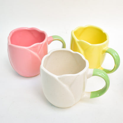 Handmade Ceramic Mug - Tulip