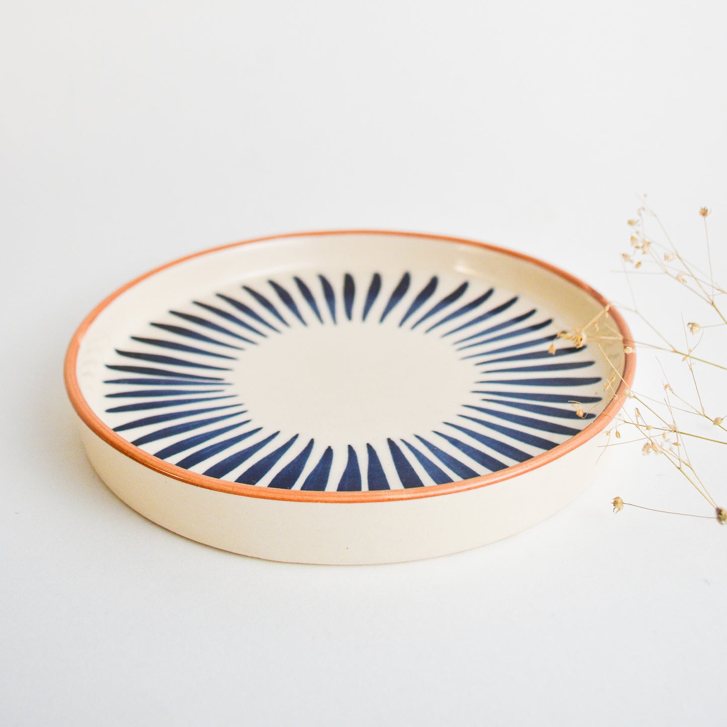 aura ceramic pasta bowl plate