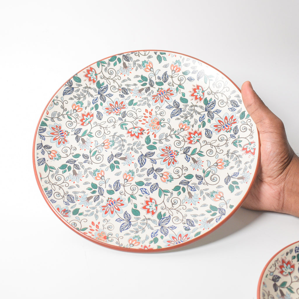 Ceramic Dinner Set - Indian Floral