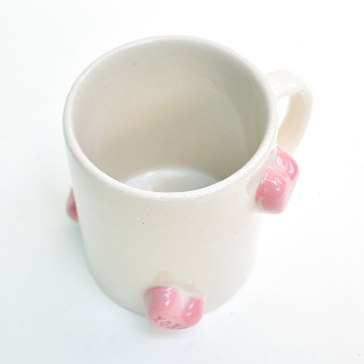 Ceramic Coffee Mug - Candy Hearts