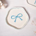 Ceramic Coaster/Trinket Tray - Blue Bow