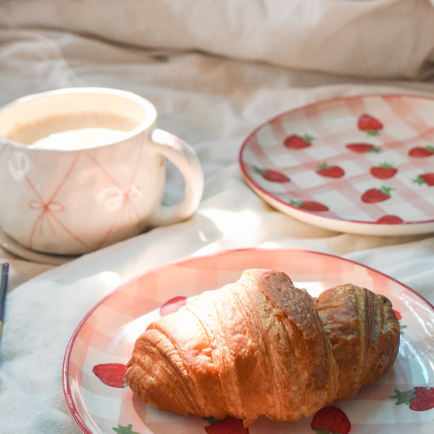 Cute Ceramic Cup - Sweet Bow