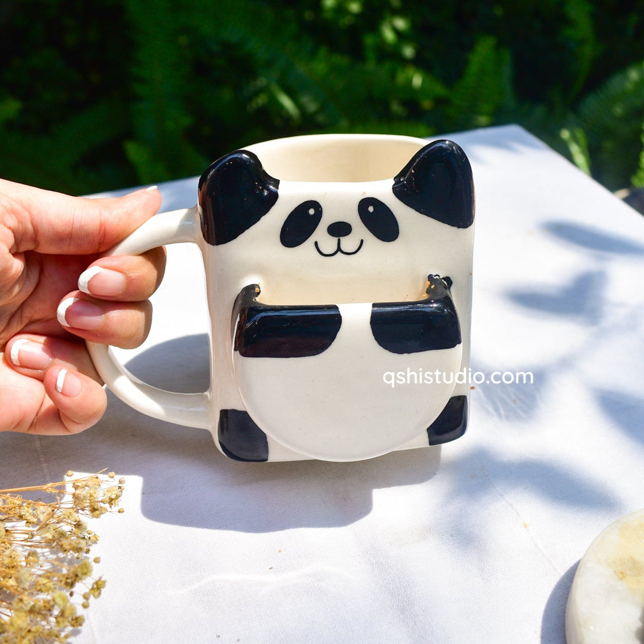 Ceramic Cute Mug - Pocket Panda