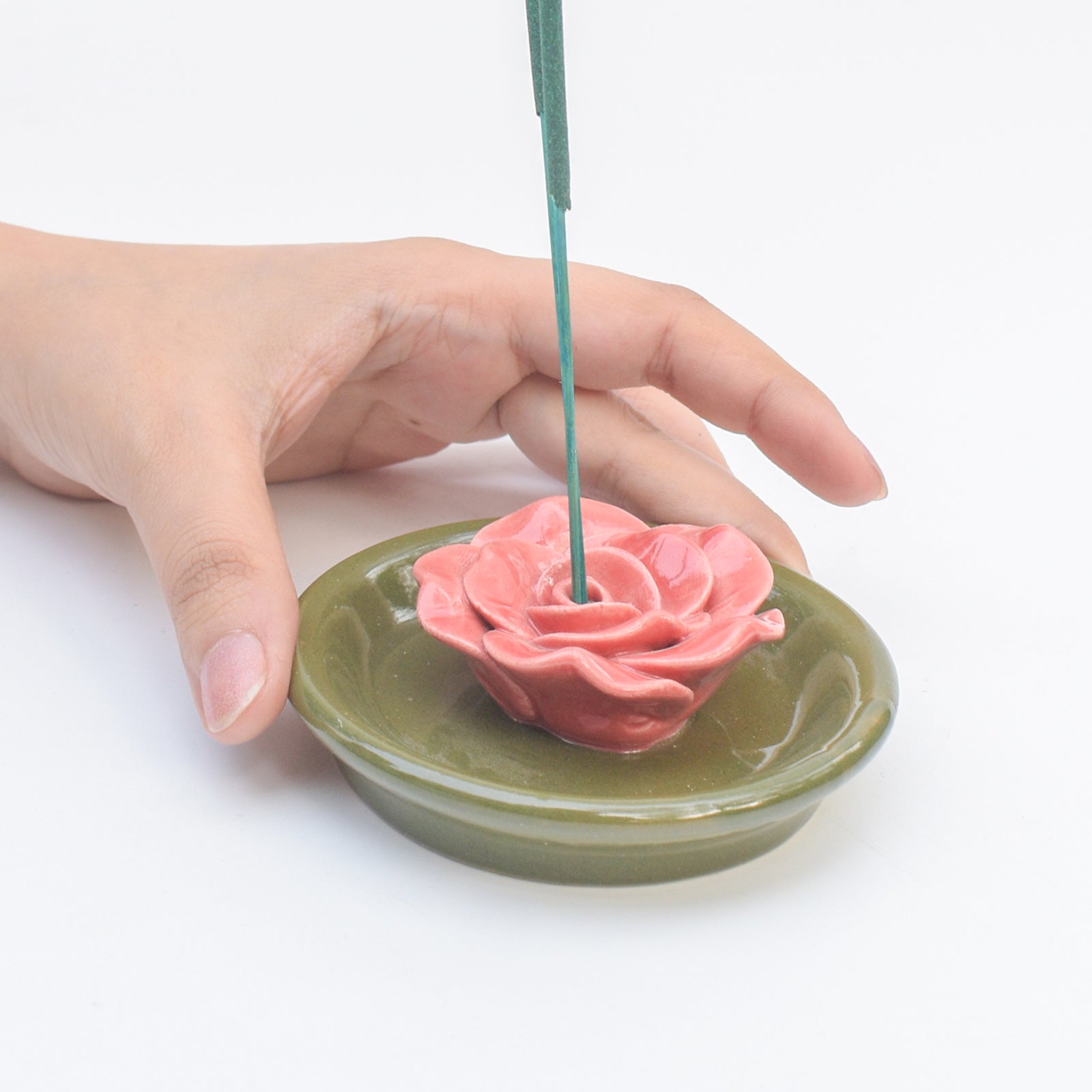 Agarbatti Stand - Dark Rose