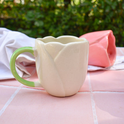 Handmade Ceramic Mug - Tulip