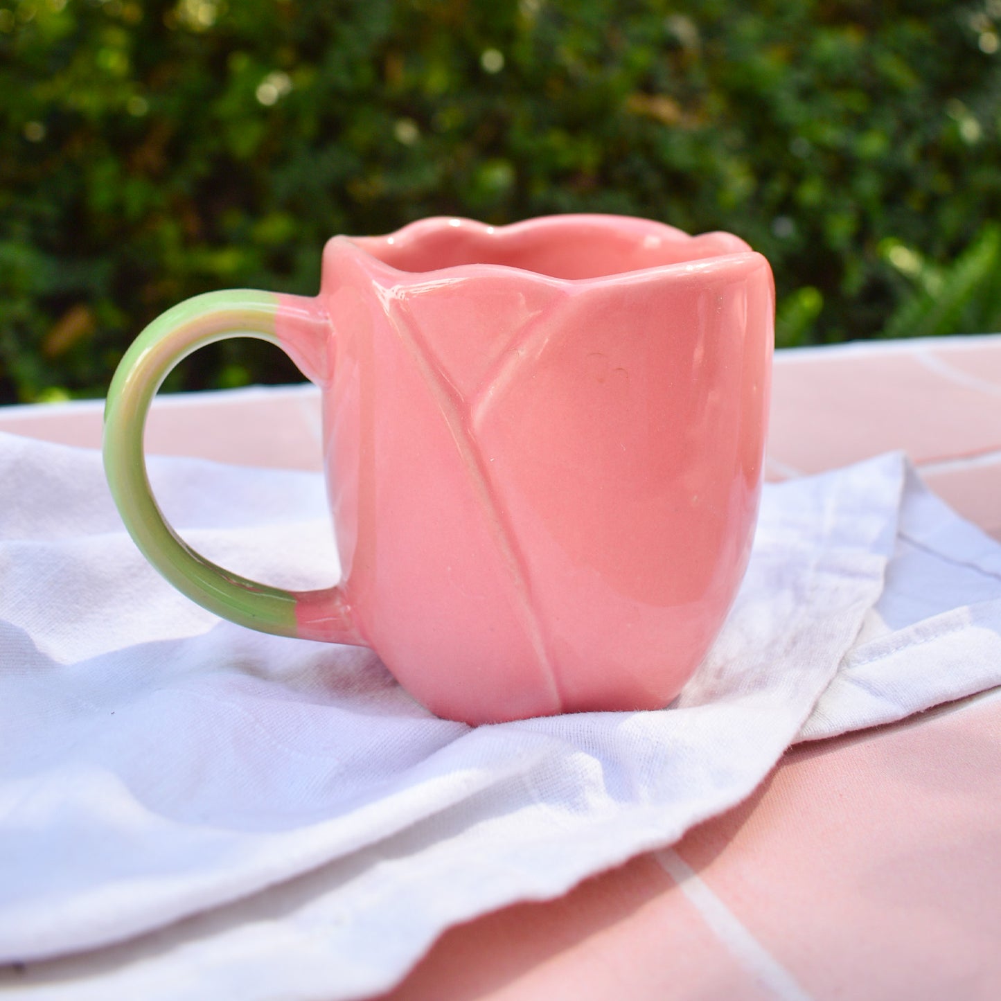 Handmade Ceramic Mug - Tulip