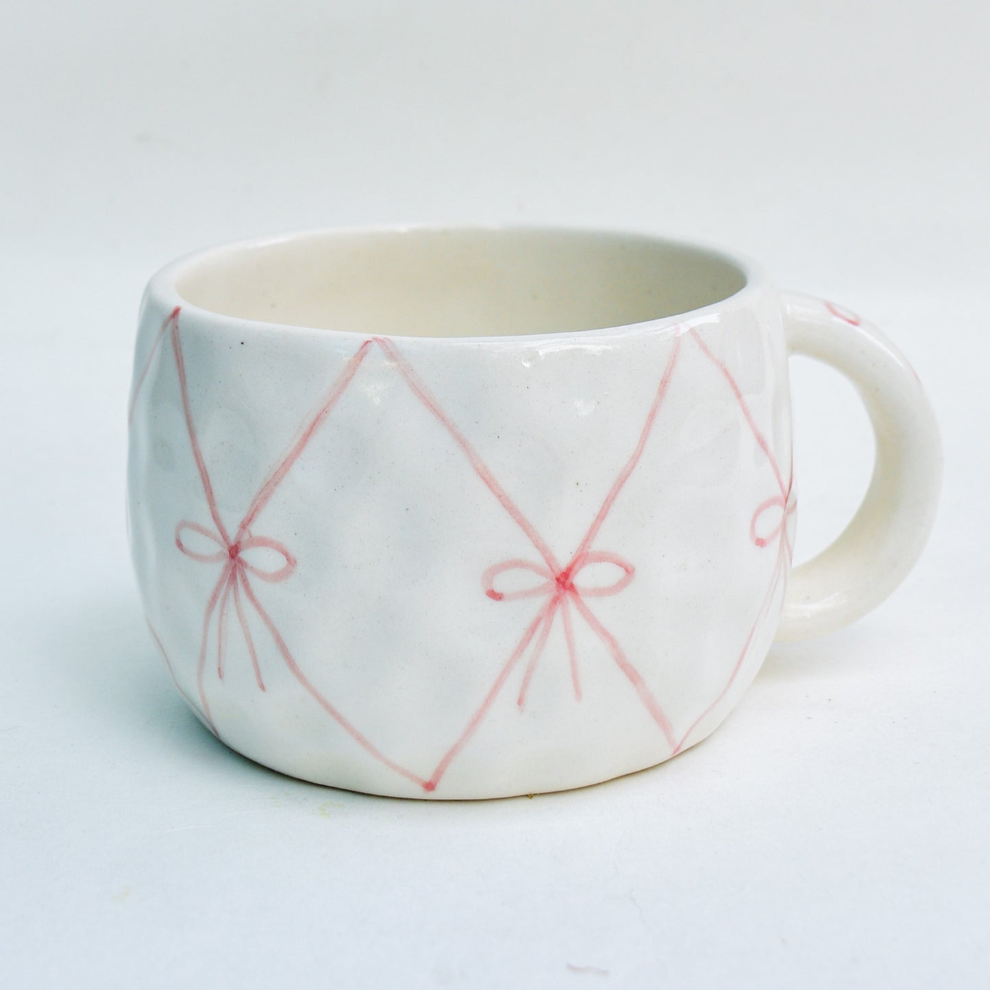 Cute Ceramic Cup - Sweet Bow