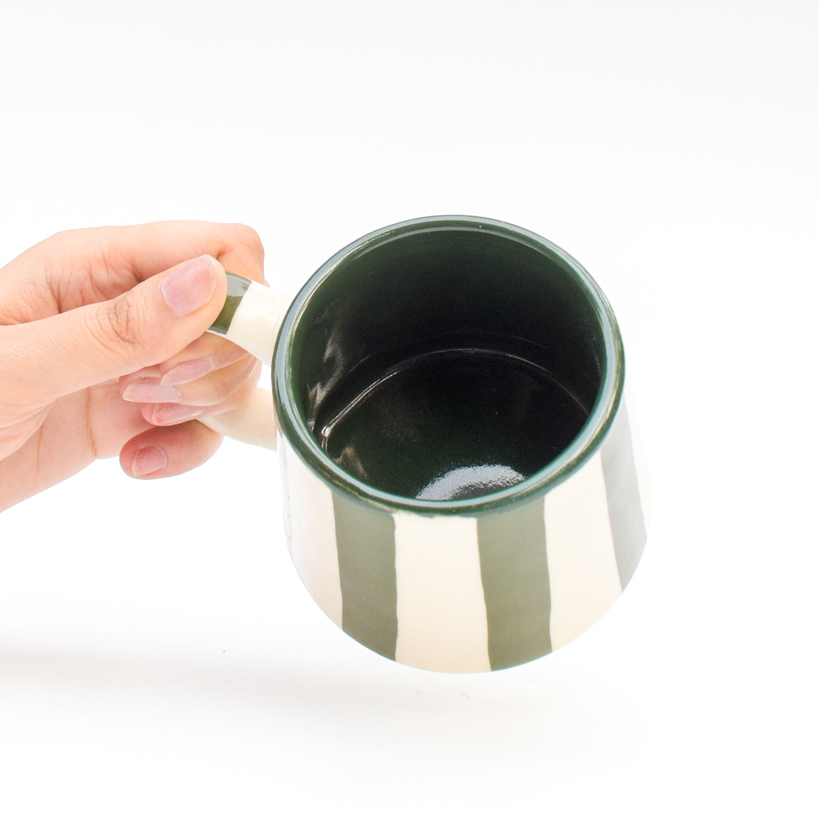 Coffee Mug - Olive Stripe
