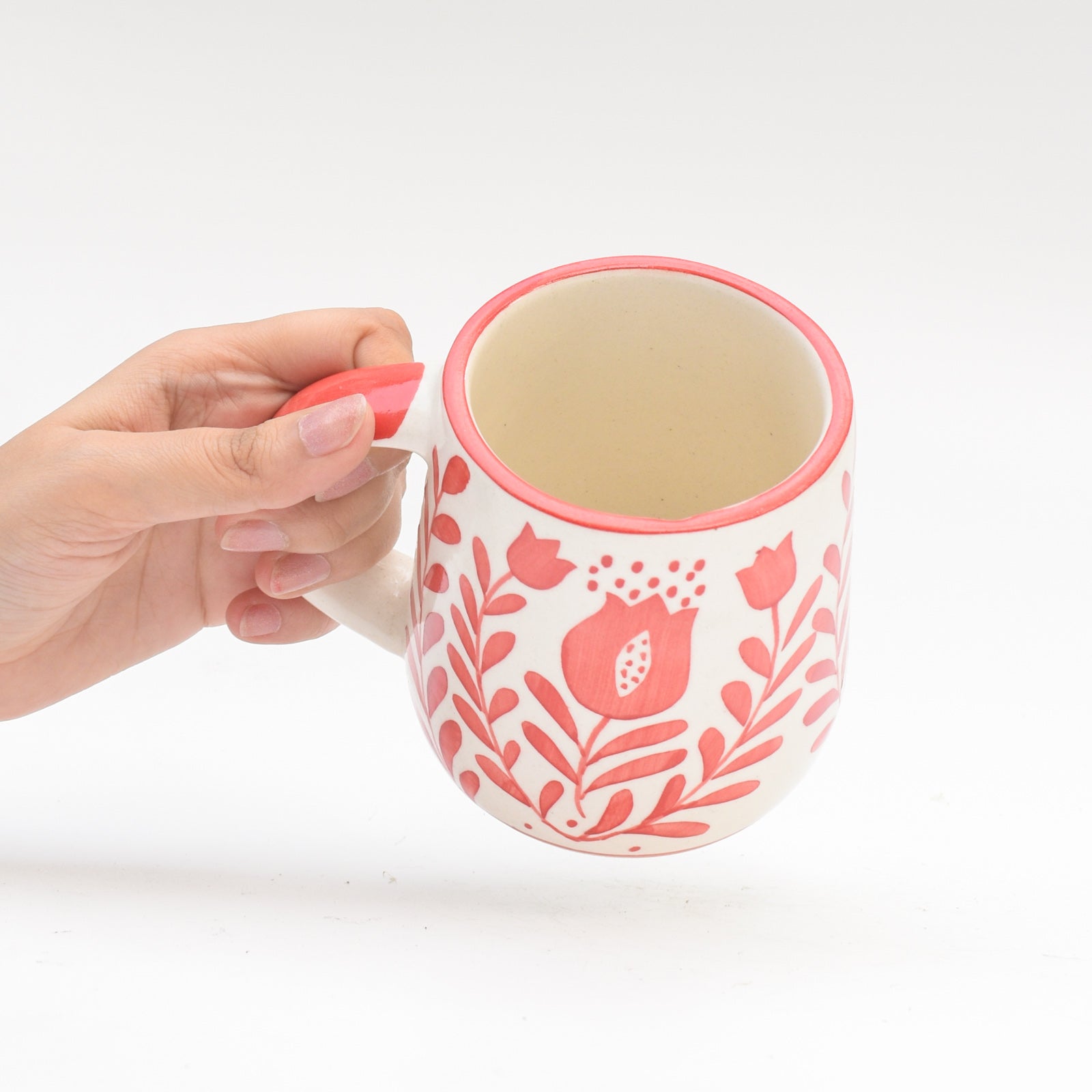 Ceramic Coffee Mug - Red Anar