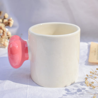 Aesthetic Coffee Mug - Heart Knob