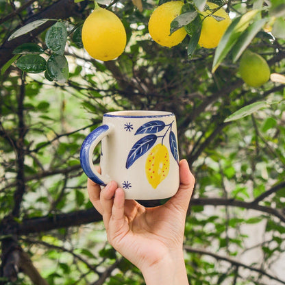 Colorful Ceramic Mug - Lemon