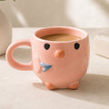 Ceramic cute mug - Pink Killer duck