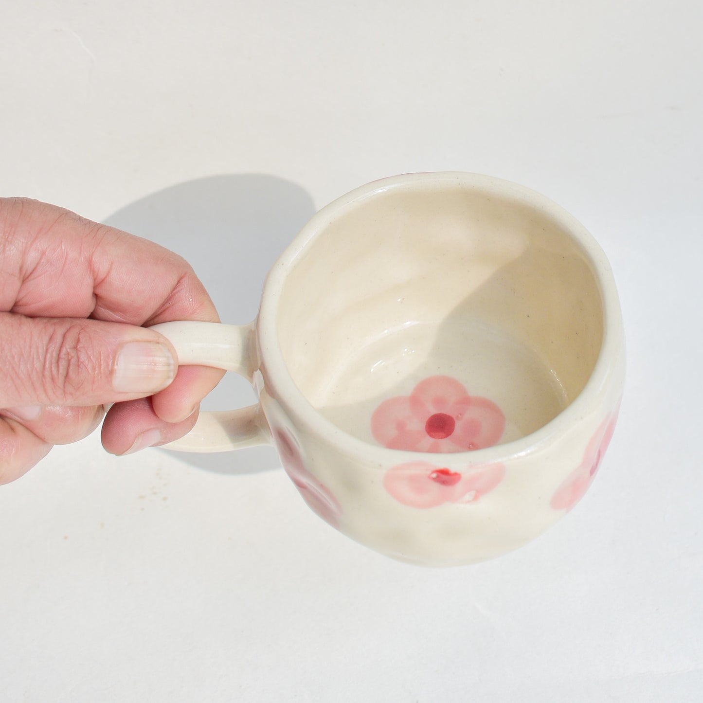 Adorable Ceramic Cup - Pink Petal