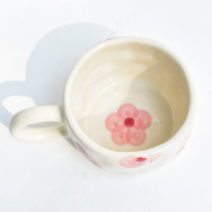 Adorable Ceramic Cup - Pink Petal