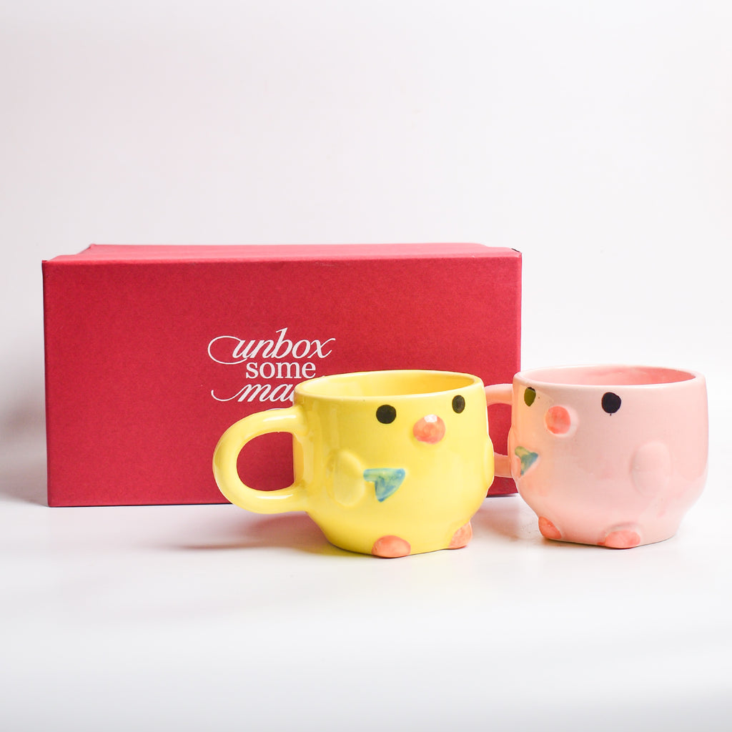 Yellow & Pink Killer Duck Gift Set