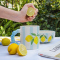 Coffee mug - Blue Striped Lemon