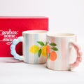 Lemon & Orange Striped Fruit Gift Set