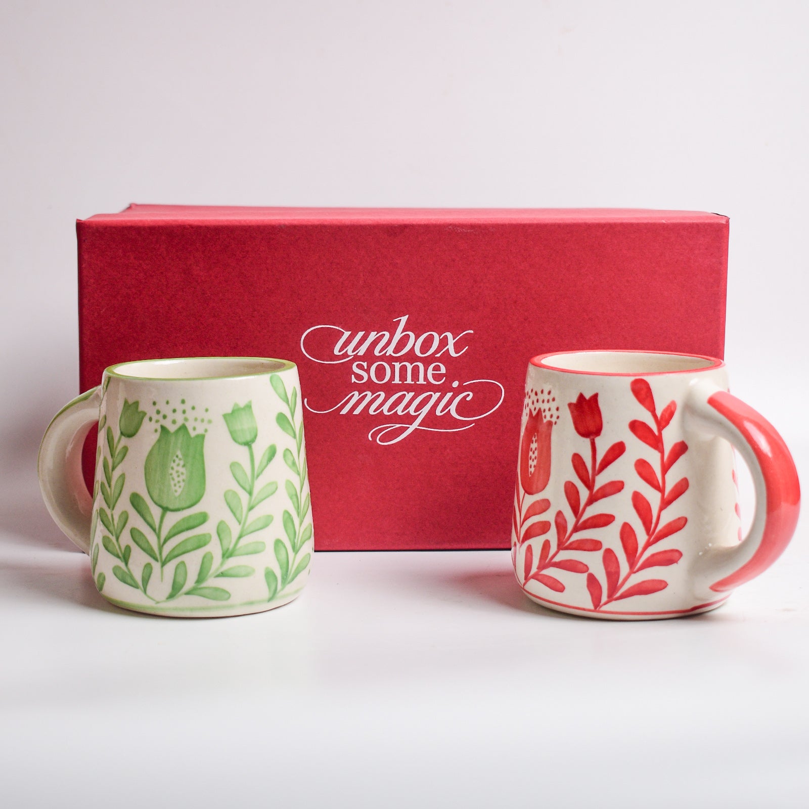 Red & Green Anar Mug Gift Set