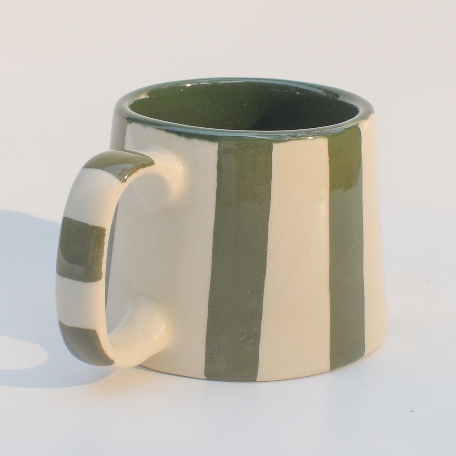 Coffee Mug - Olive Stripe