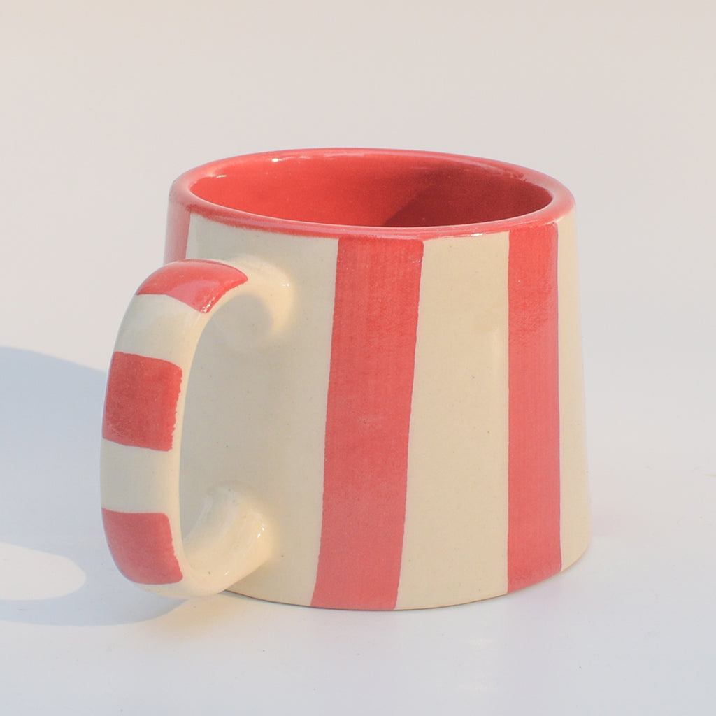 Red Stripe Mug & Coaster Gift Box