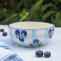 Snack Bowl - Blueberry checks (5 inch)