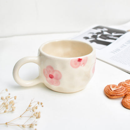 Adorable Ceramic Cup - Pink Petal