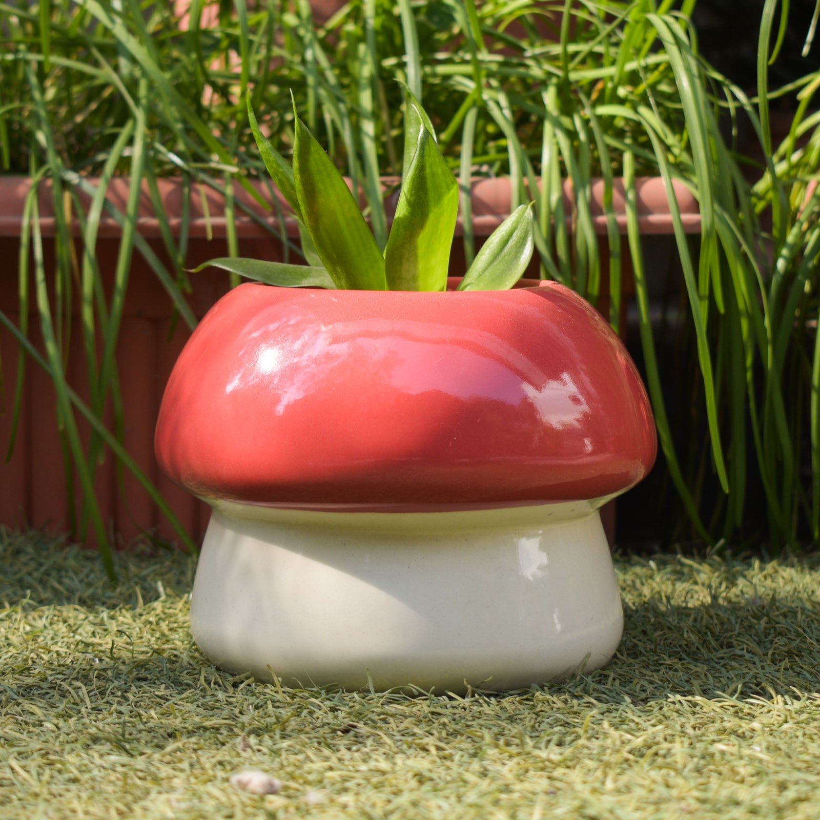 Ceramic Planter - Mushroom
