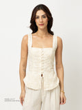 Cream Heirloom Potli Top