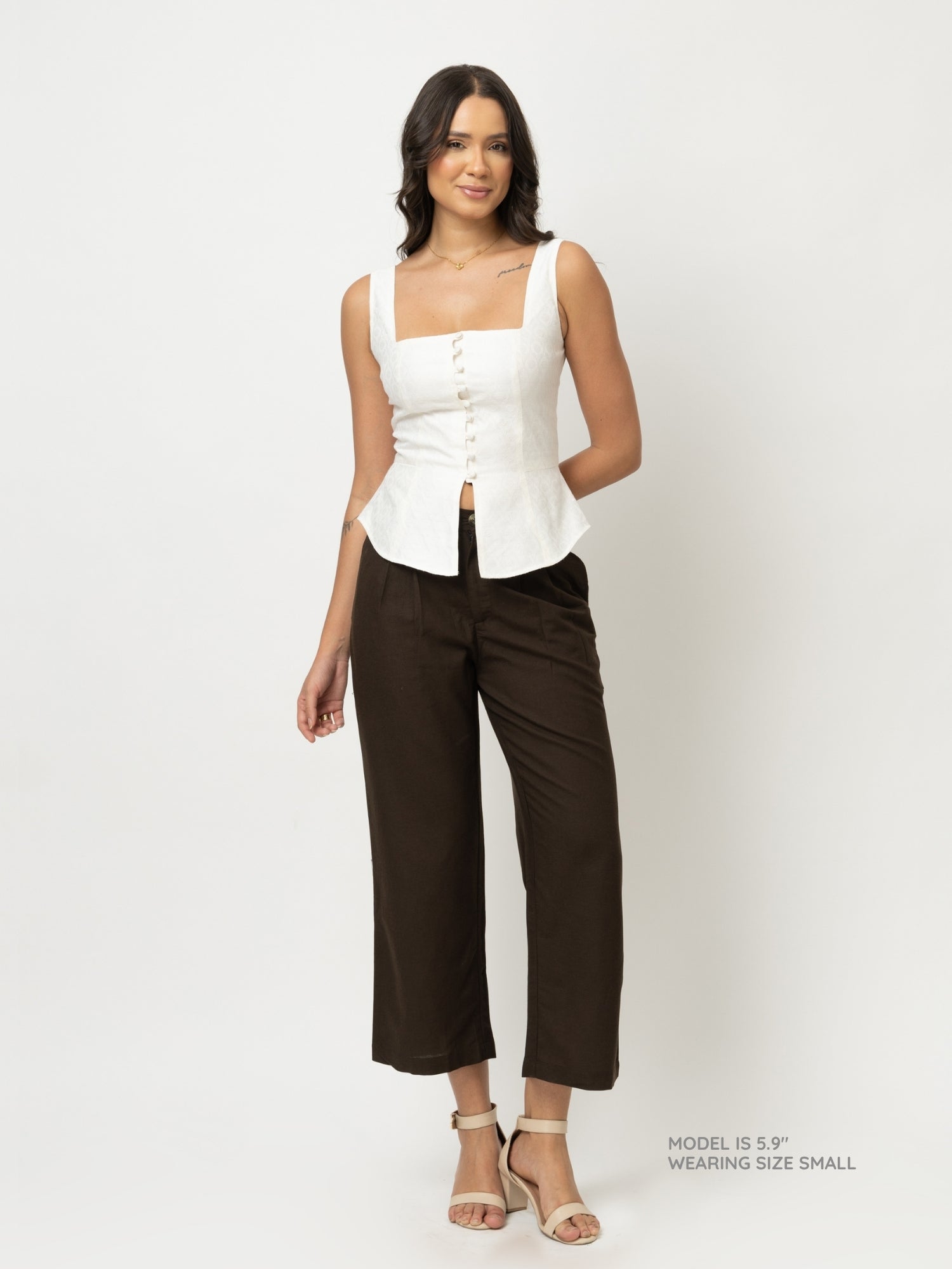 Vintage & Coffee Brown Co-ord Set