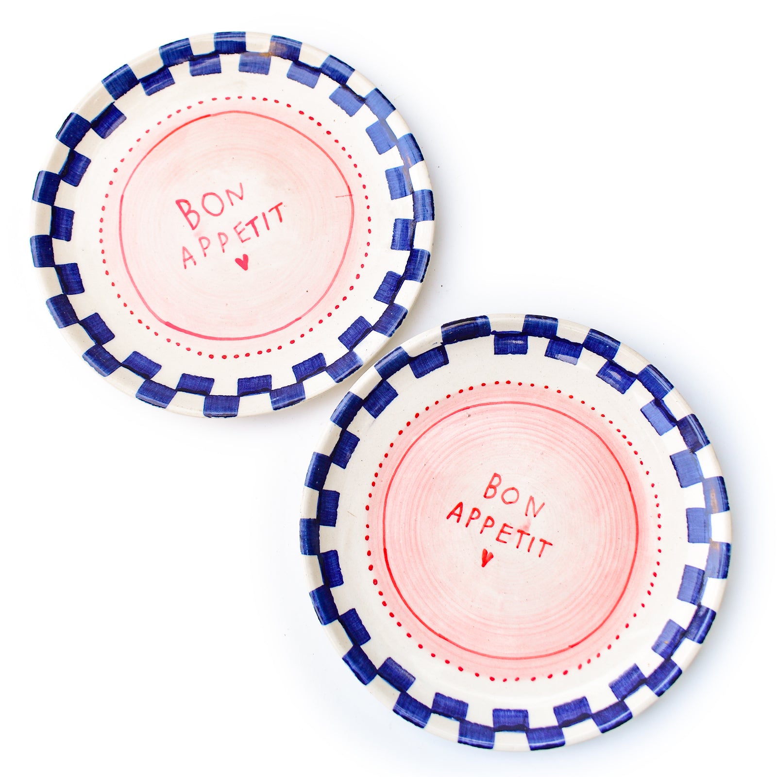 Cute Dessert Plate -  Bon Apetit