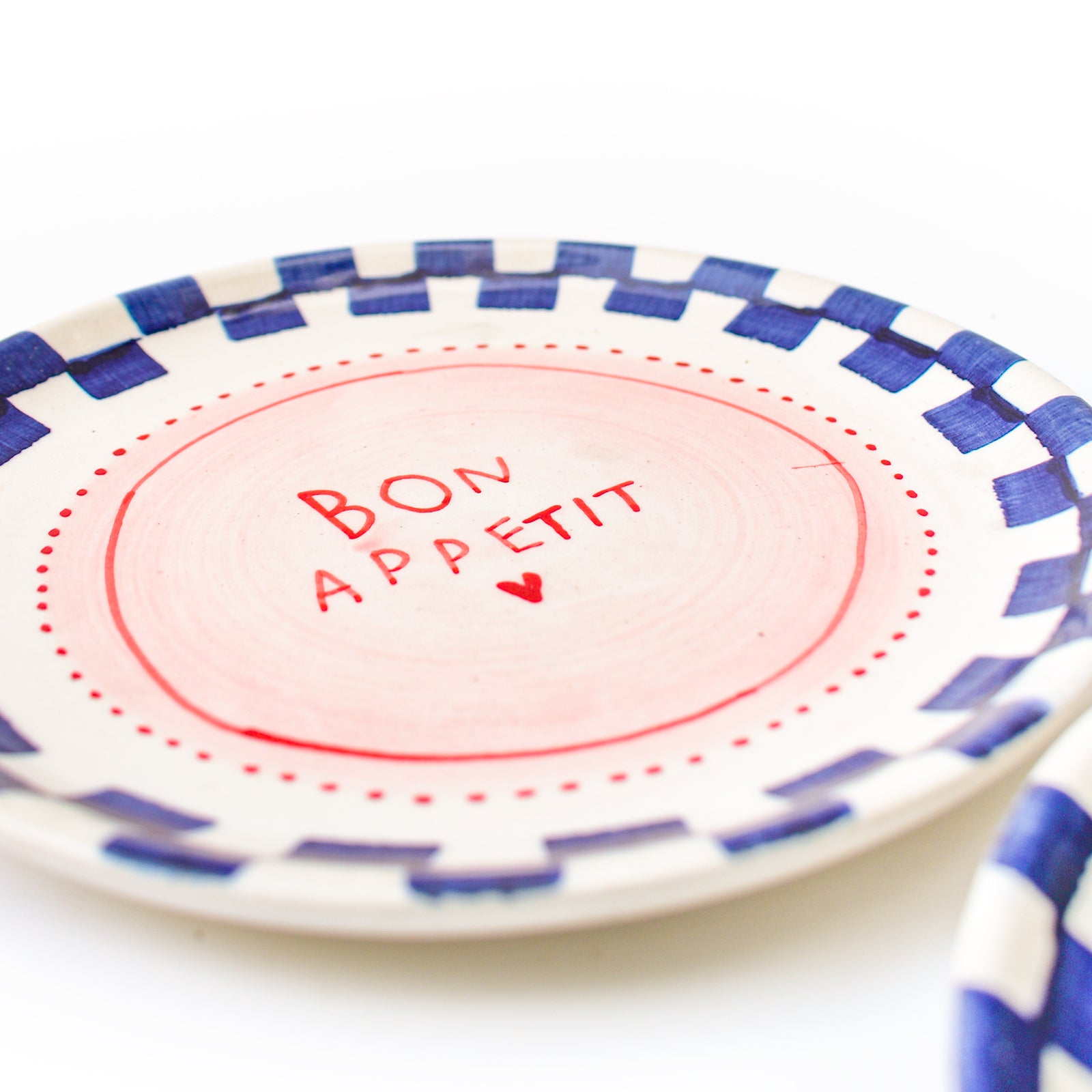 Cute Dessert Plate -  Bon Apetit