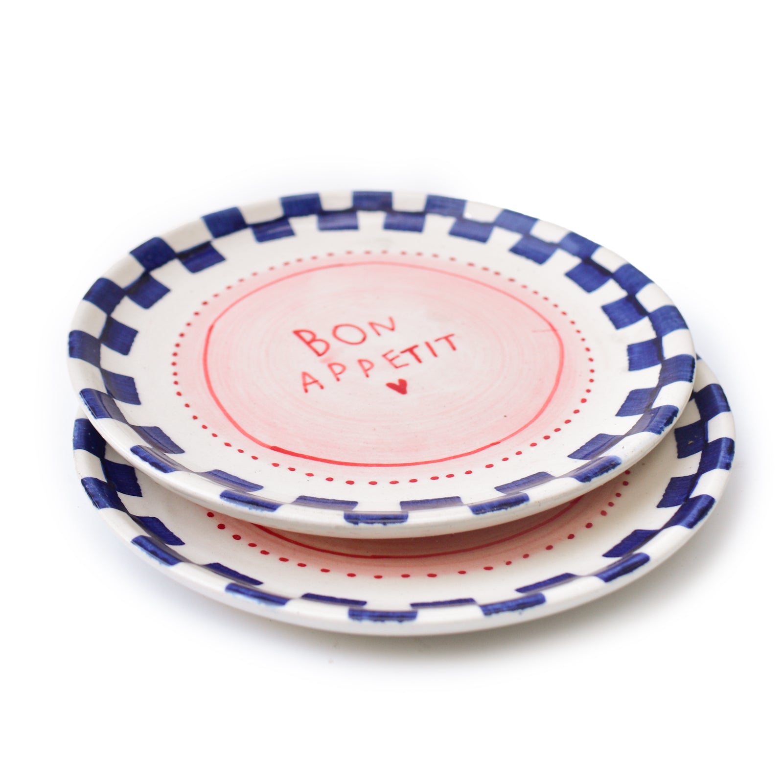 Cute Dessert Plate -  Bon Apetit
