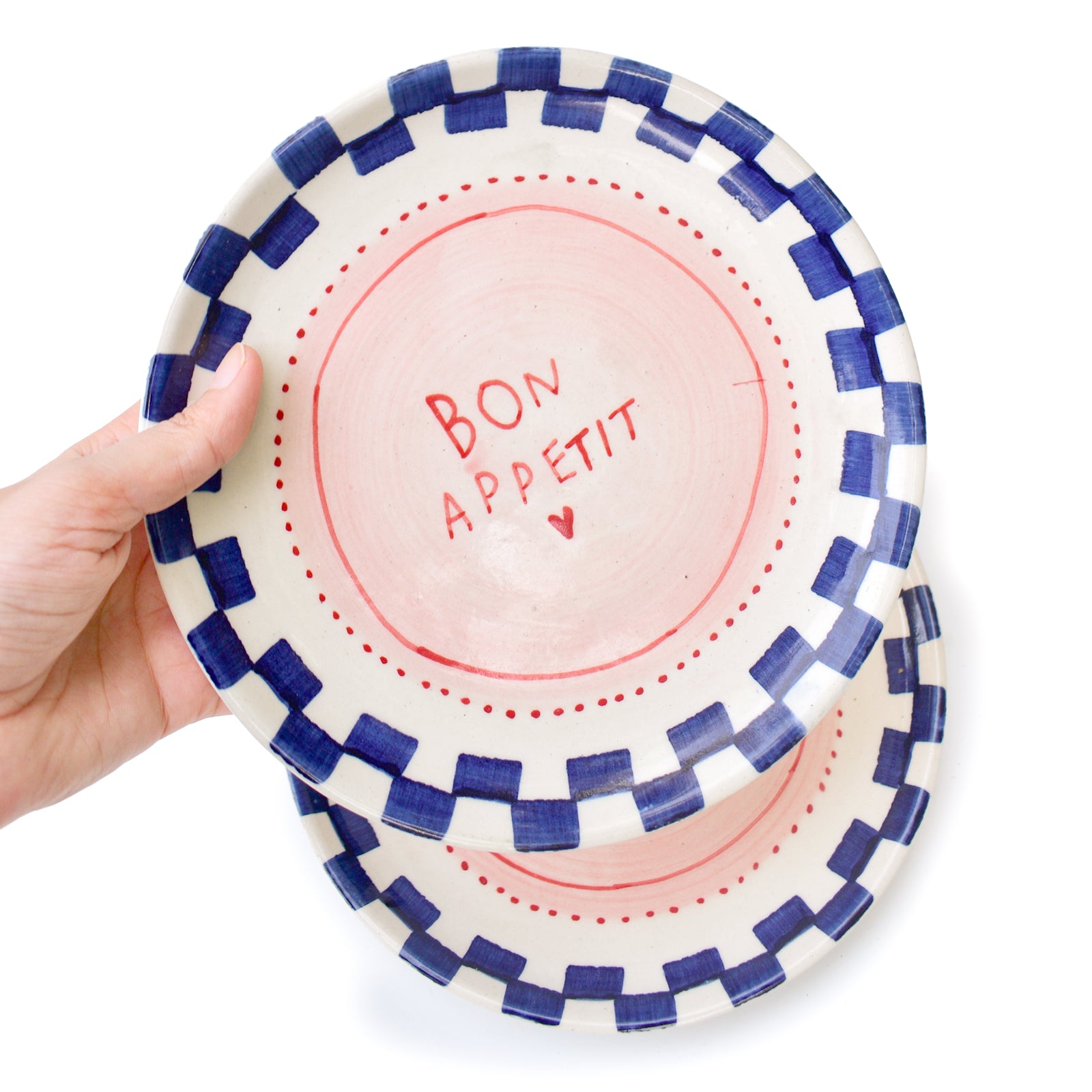 Cute Dessert Plate -  Bon Apetit