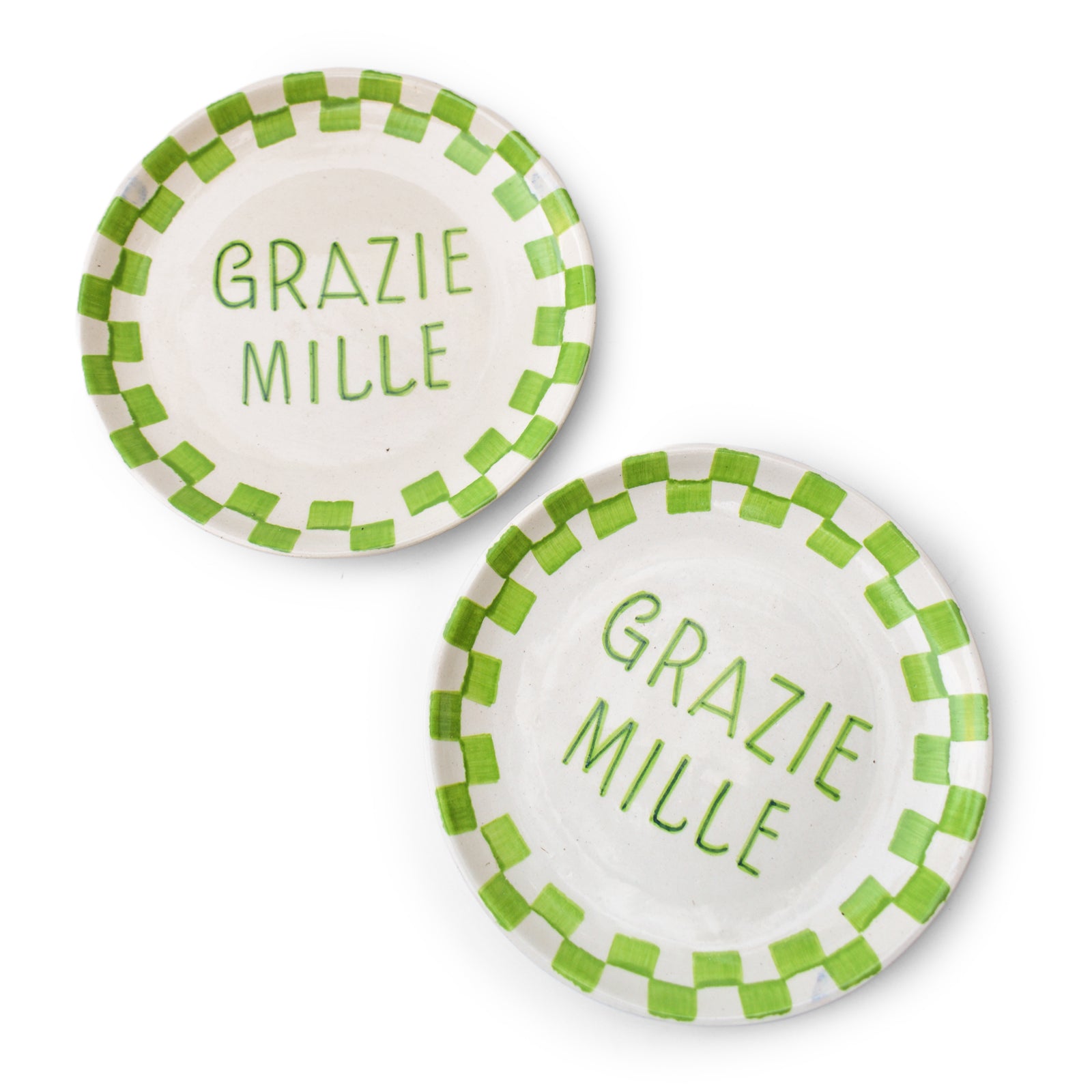 Cute Dessert Plate -  Grazie MIlle