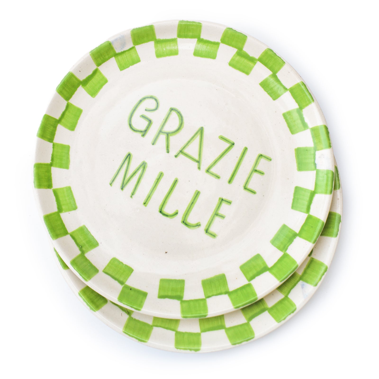 Cute Dessert Plate -  Grazie MIlle