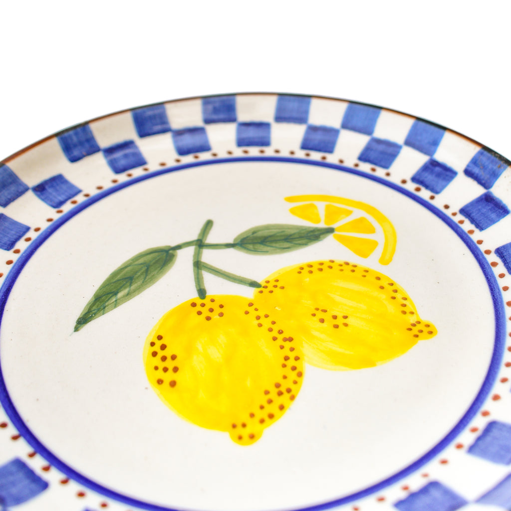 Cute Dessert Plate -  Limoncello