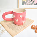 Romantic Ceramic Mug - Red Cupid Heart