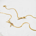 Ribbon Bow Necklace Cum Bracelet