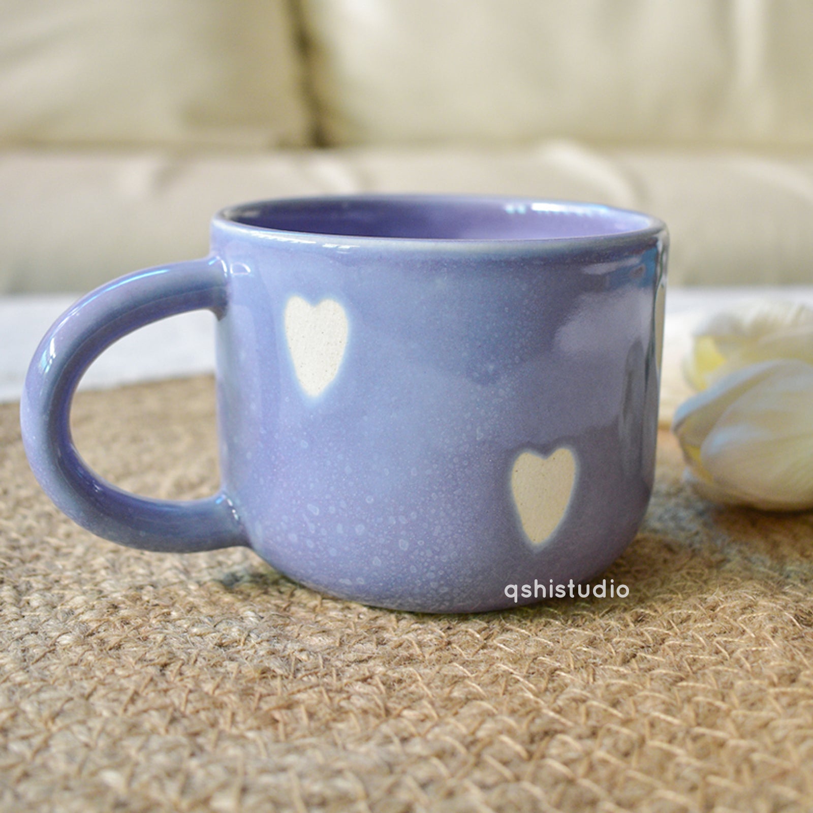 Romantic Coffee Cup - Love You (Purple)