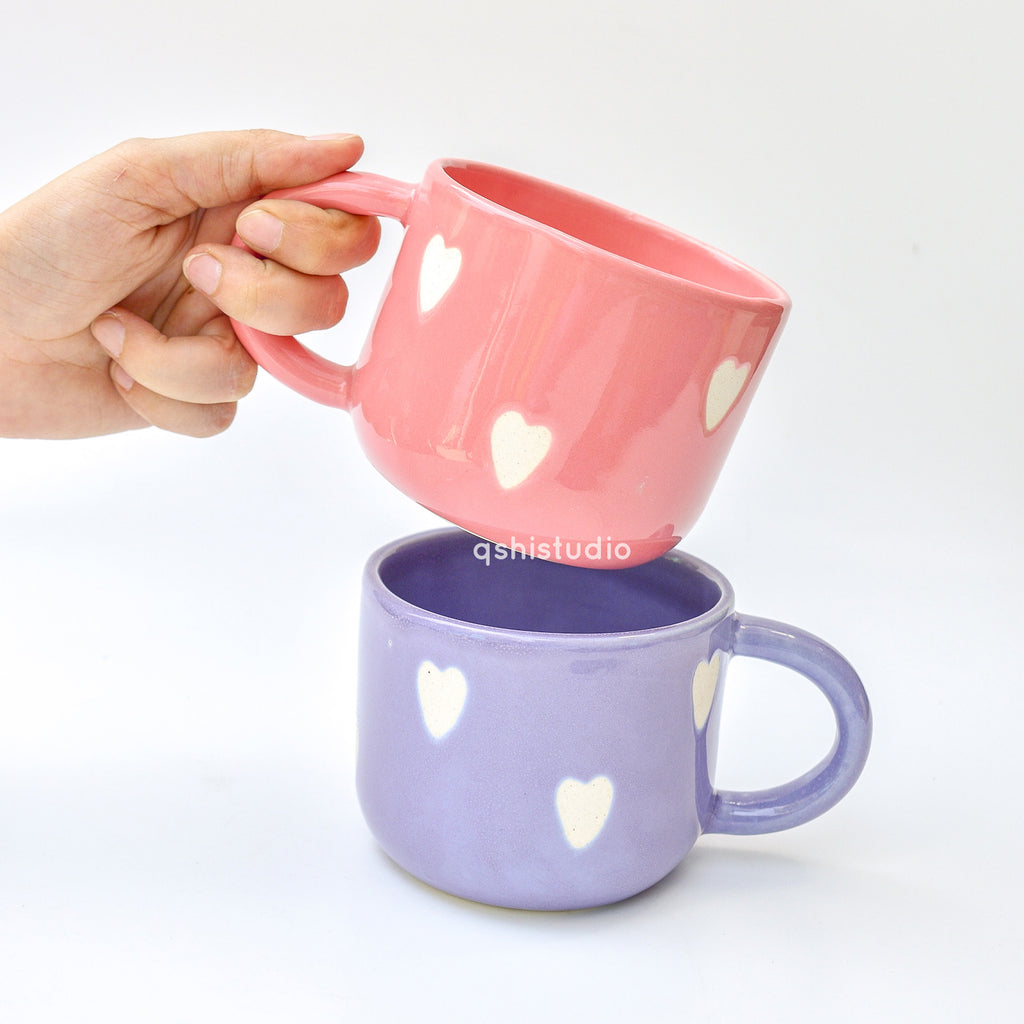 Romantic Coffee Cup - Love You (Pink)