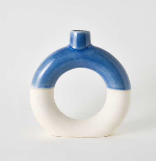 midnight-blue-decorative-ceramic-donut-vase
